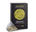 מארז זרזיר Ceremony Tea Gift Pack לפסח, קופסת שי שחורה מהודרת עם חלון שקוף המציג, תערובות תה איכותיות, דבש, תמרים וקינמון – מארז ממותג B2B לחברות הייטק ותאגידים.